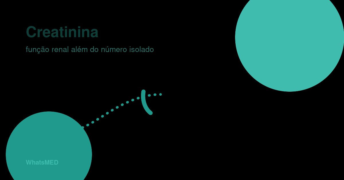 Creatinina alta nem sempre é doença renal: o que o exame realmente mostra